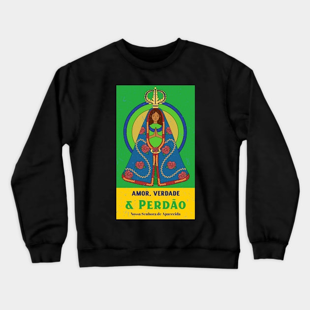 Our Lady of Aparecida (Nossa Senhora da Conceição Aparecida) 5 Crewneck Sweatshirt by Studio-Sy